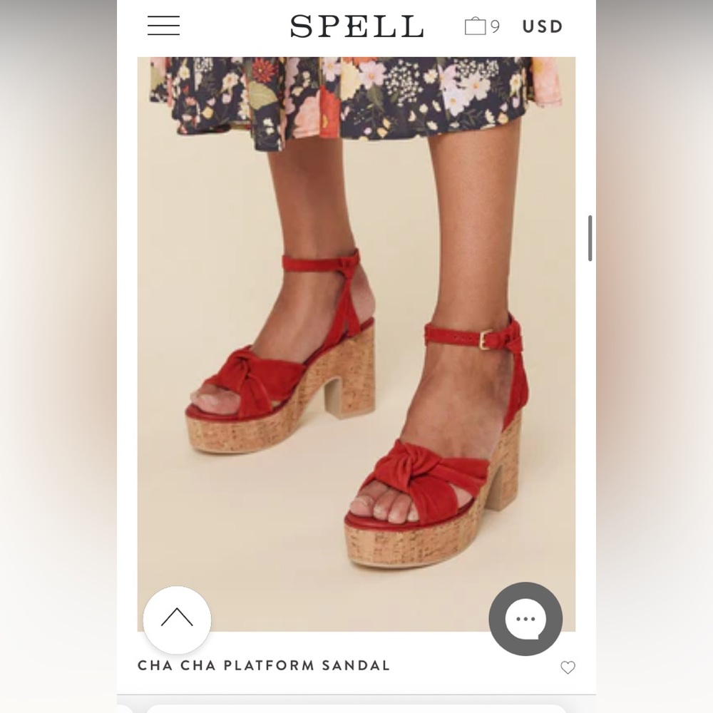 Isospell Cha Cha Platform Sandals - image 1